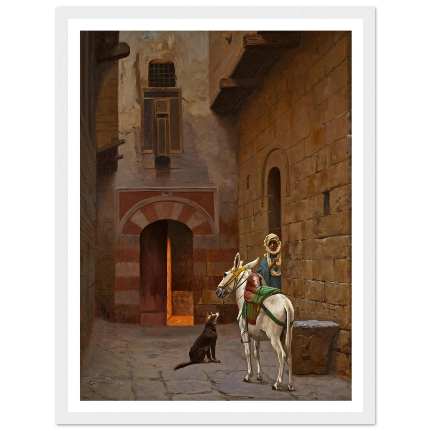 Waiting for the Master Art Print | Jean Leon Gerome-Quipham Collections