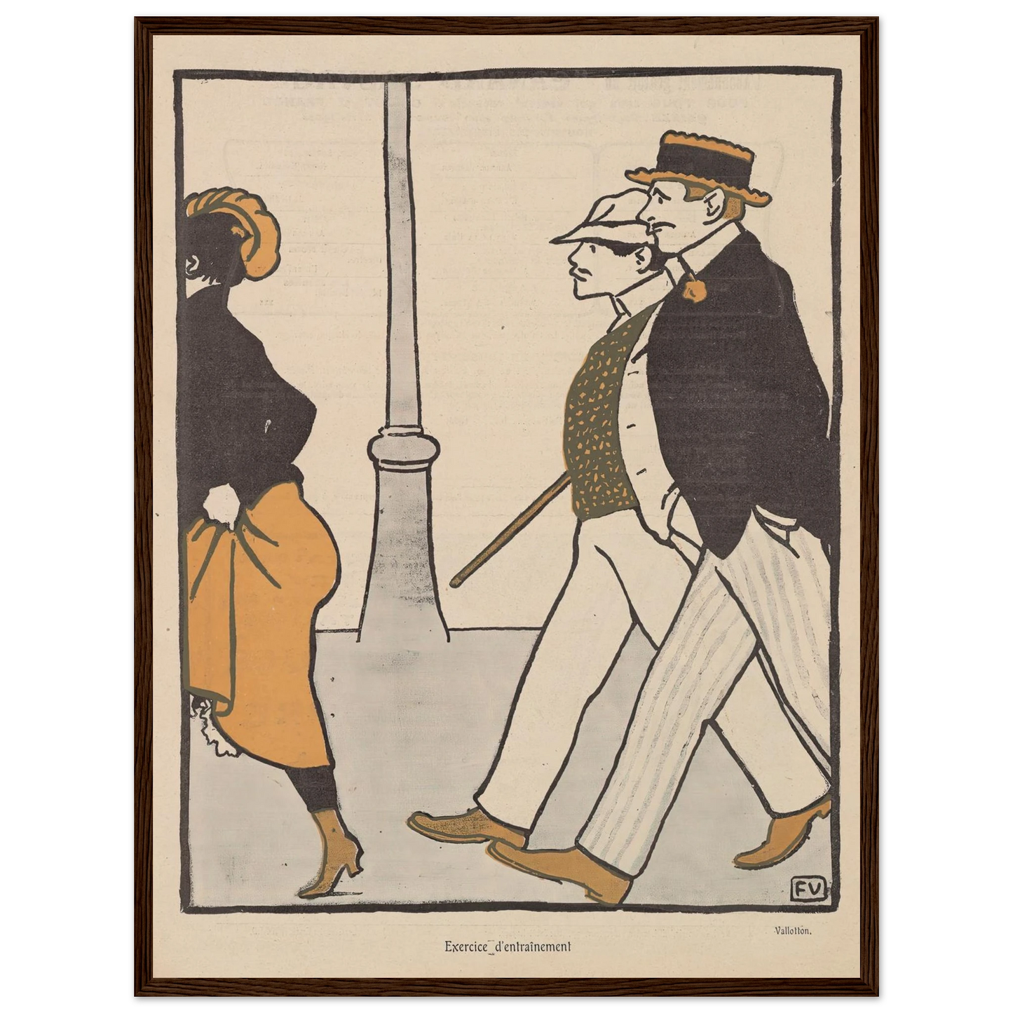 11 juillet 1903. Art Print | Felix Vallotton-Quipham Collections