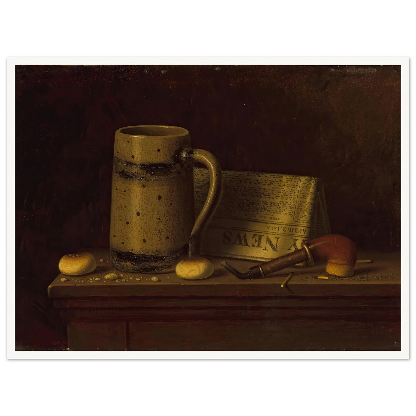 New York Daily News (1888) Art Print | William Michael Harnett-Quipham Collections