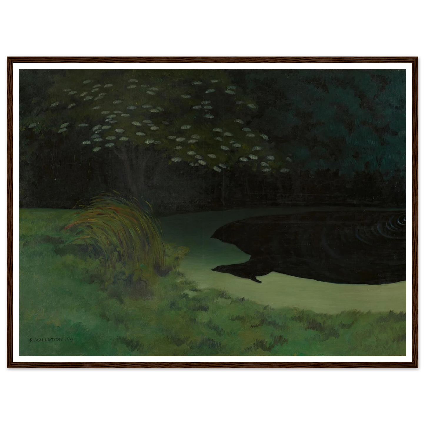 The Pond (Honfleur) (1909) Art Print | Felix Vallotton-Quipham Collections