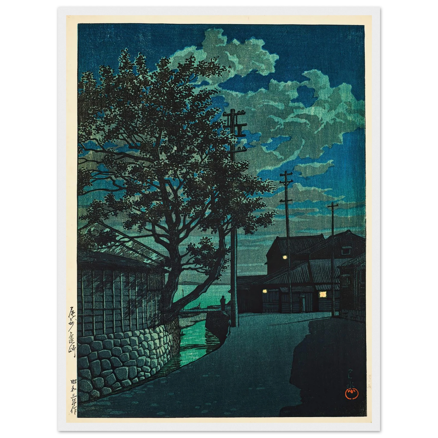 Kamezaki Bishu (1928) Art Print | Kawase Hasui-Quipham Collections