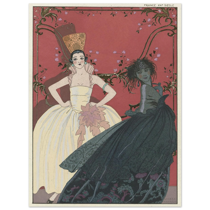 Le Jour et la Nuit (1922) Art Print | George Barbier-Quipham Collections
