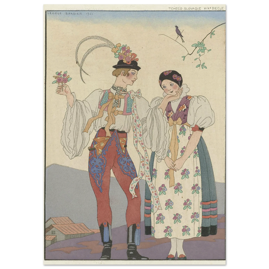 Le Coq du Village (1921) Art Print | George Barbier-Quipham Collections