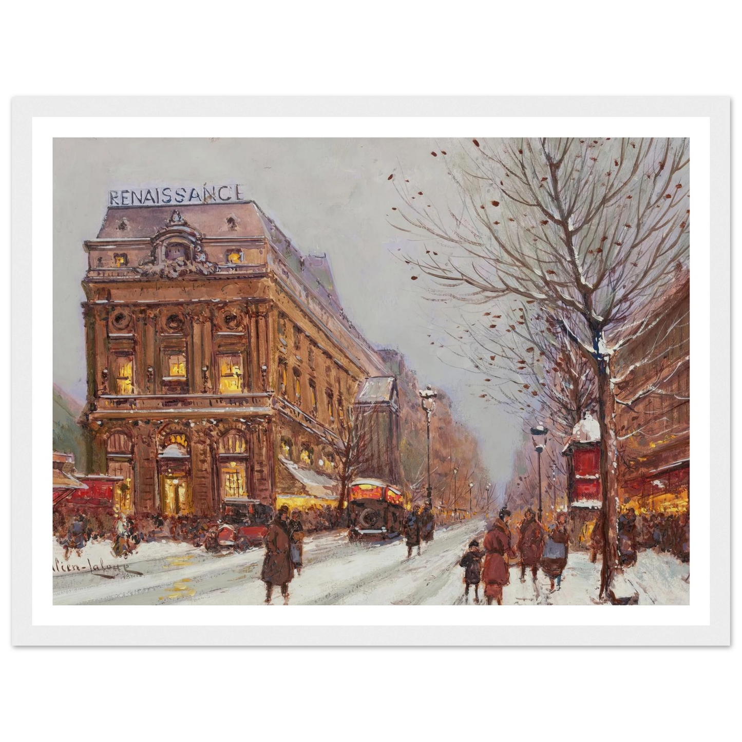 Théâtre de la Renaissance Art Print | Eugene Galien Laloue-Quipham Collections
