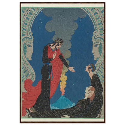 Empedocles and Panthea (1929) Art Print | George Barbier-Quipham Collections