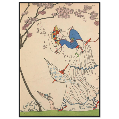 Le Coup de Vent (1914) Art Print | George Barbier-Quipham Collections