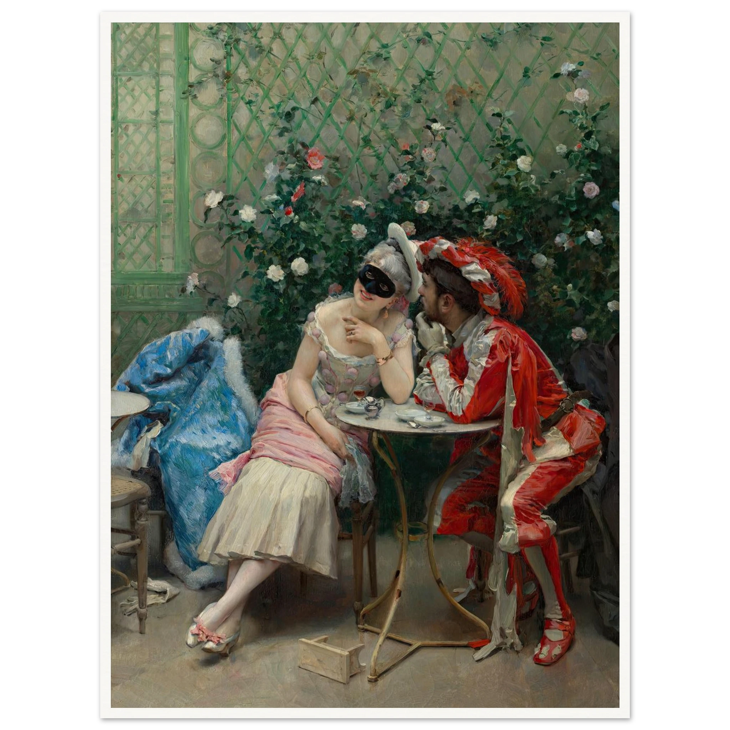 Masqueraders (1875–78) Art Print | Raimundo de Madrazo y Garreta-Quipham Collections