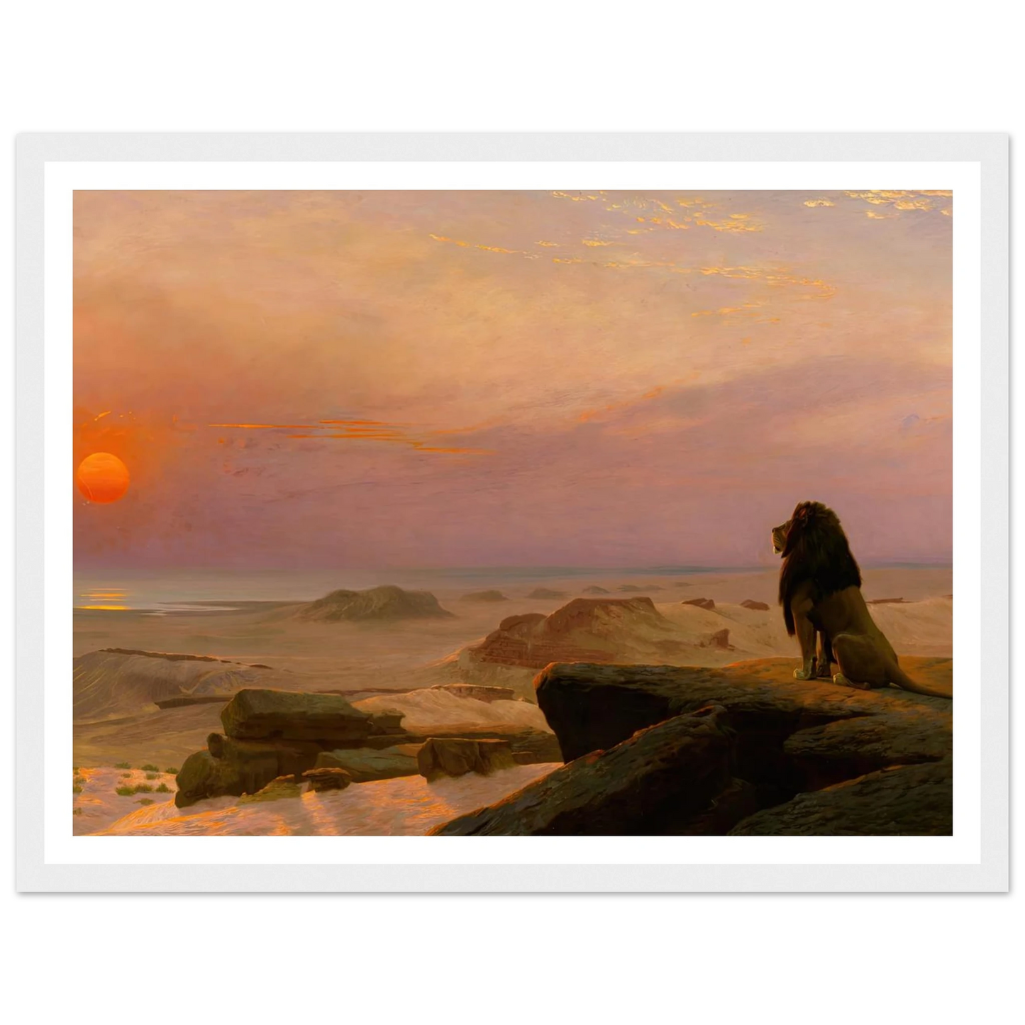 The Two Majesties (Les Deux Majestés) (1883) Art Print | Jean Leon Gerome-Quipham Collections