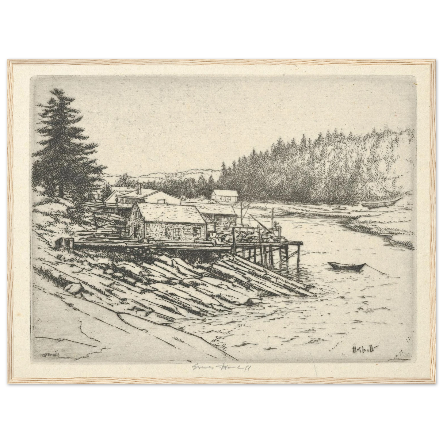 Carrying Place (1923) Art Print | Ernest Haskell-Quipham Collections
