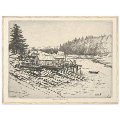 Carrying Place (1923) Art Print | Ernest Haskell-Quipham Collections