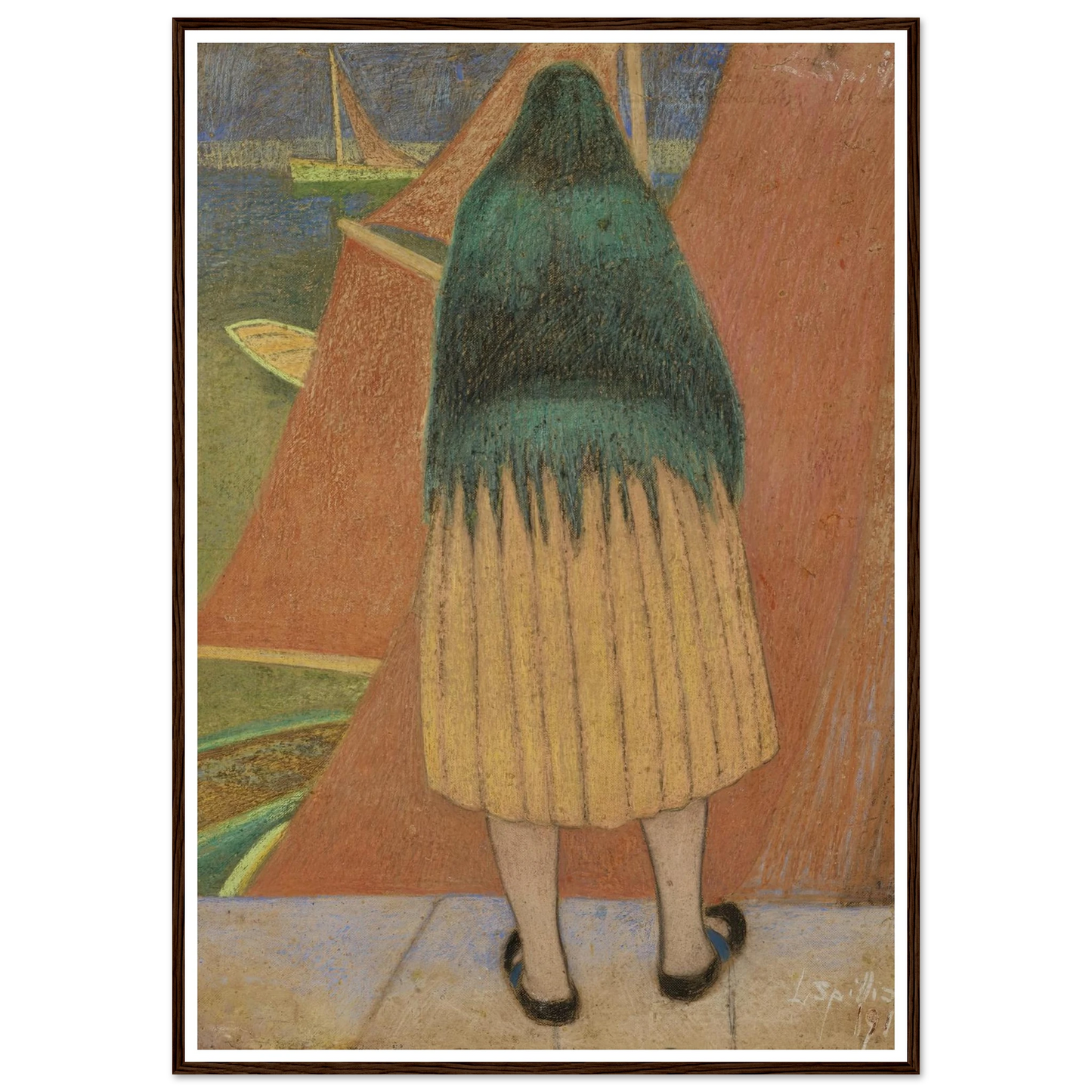 Vissersvrouw (1912) Art Print | Leon Spilliaert-Quipham Collections