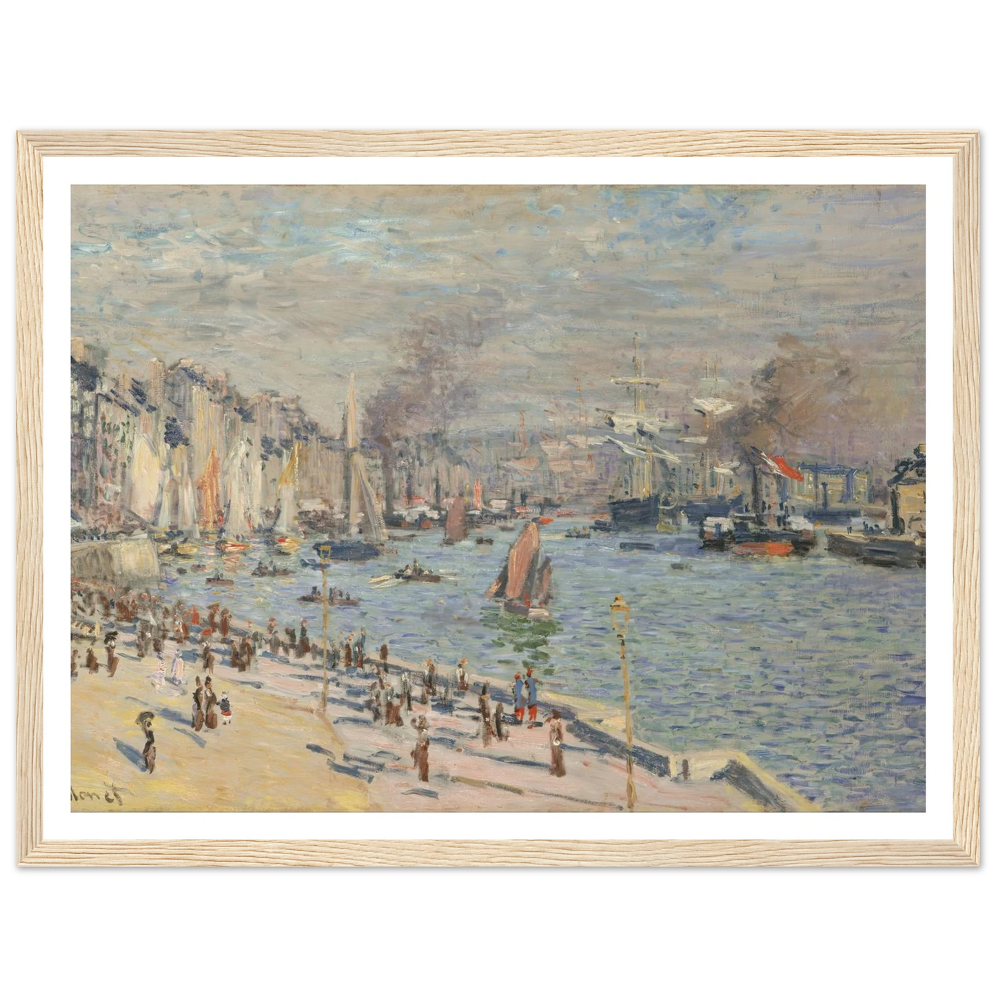 Port of Le Havre (1874) Art Print | Claude Monet-Quipham Collections