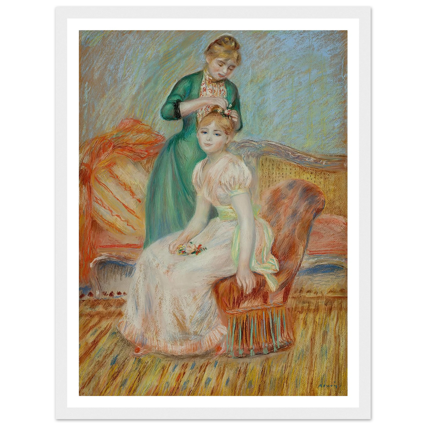 La Toilette (1889) Art Print | Pierre Auguste Renoir-Quipham Collections