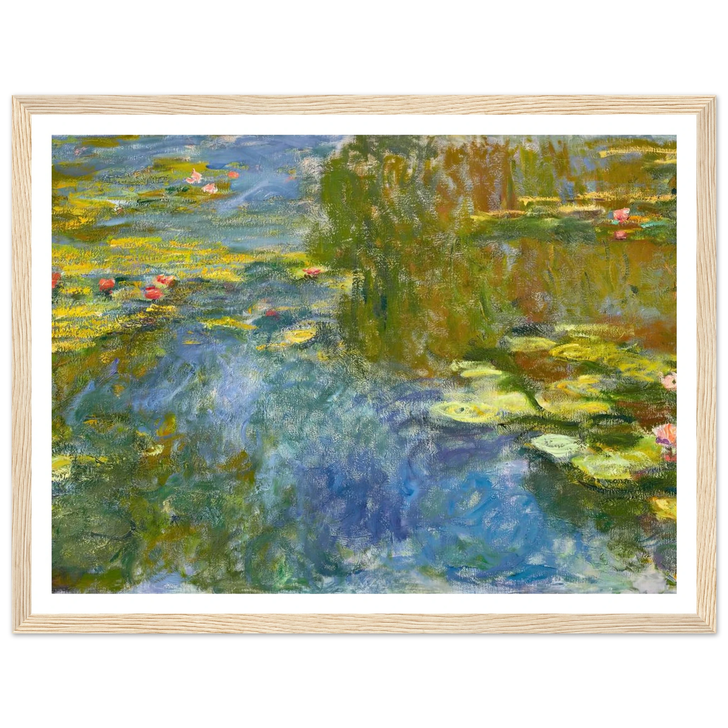 Le bassin aux nymphéas (circa 1917-1919) Art Print | Claude Monet-Quipham Collections