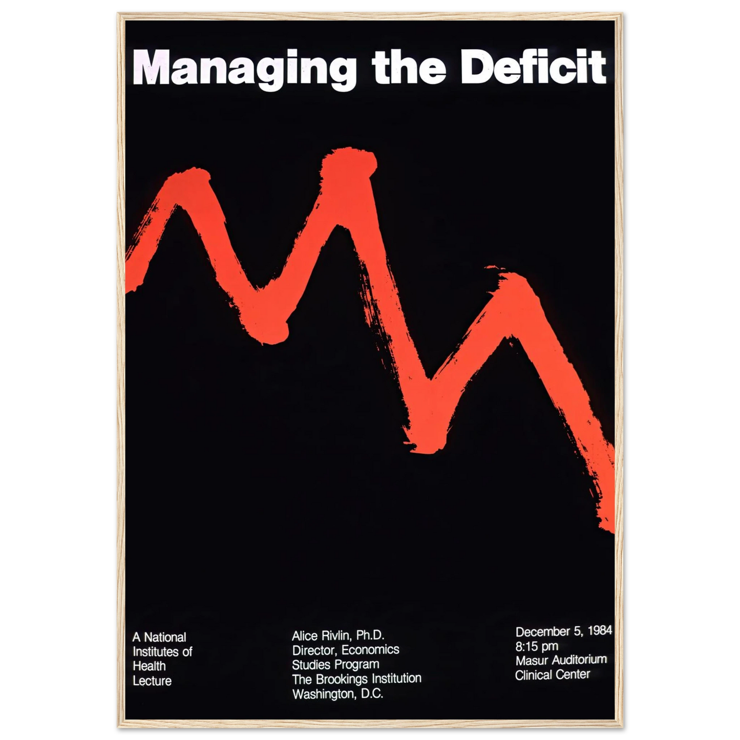 Managing the deficit (1984) Art Print | National Institutes of Health-Quipham Collections