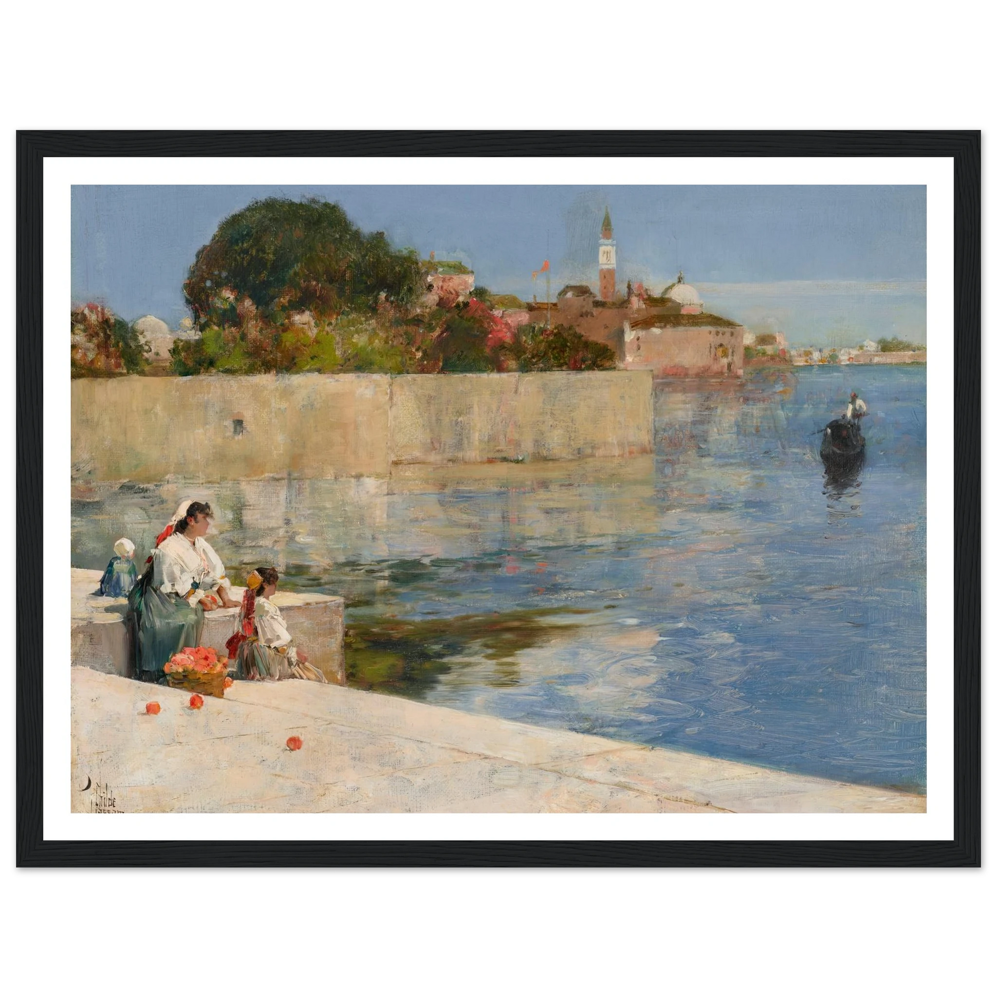 View of Venice (circa 1883) Art Print | Childe Hassam-Quipham Collections