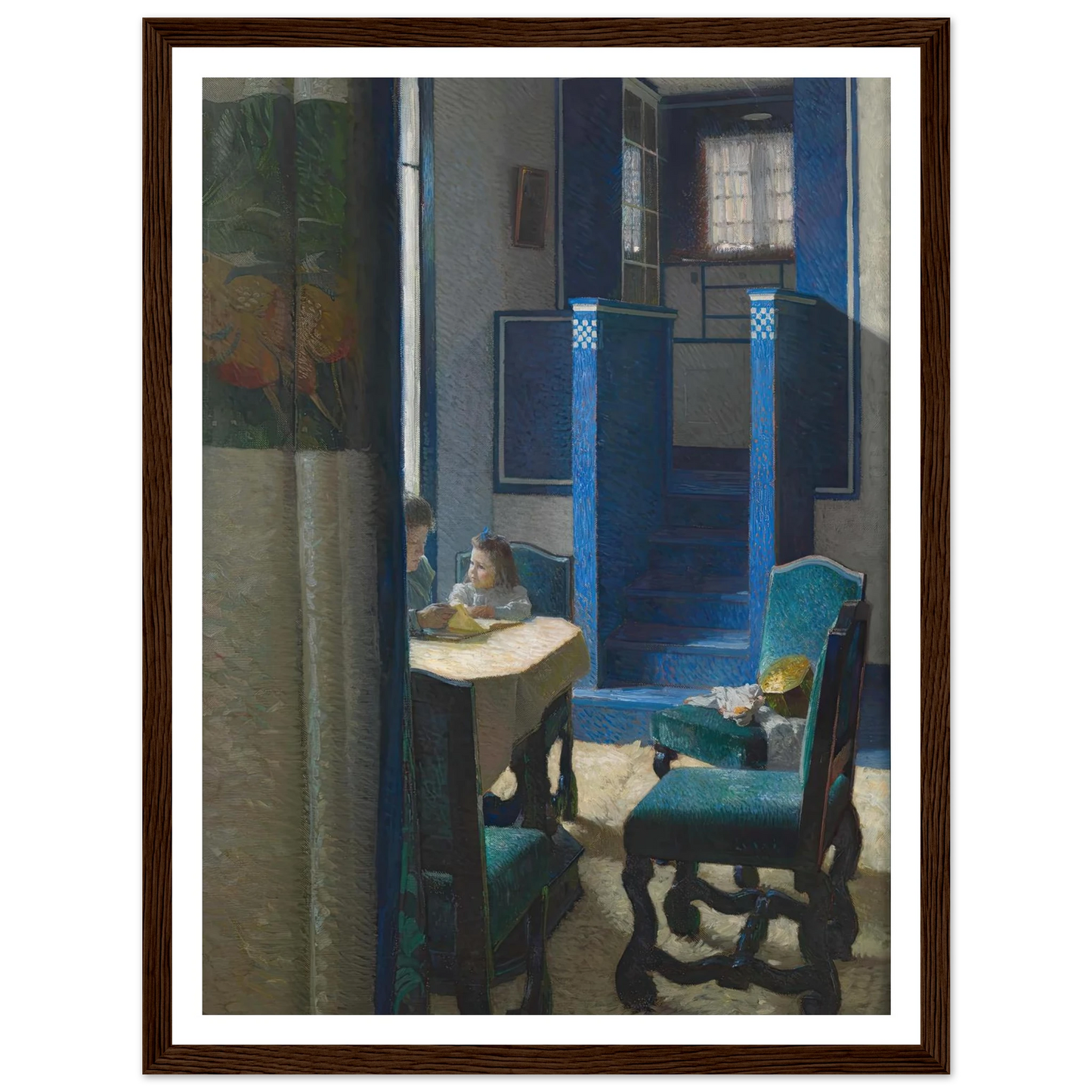 Salon im Haus auf der Hohen Warte (1903) Art Print | Carl Moll-Quipham Collections