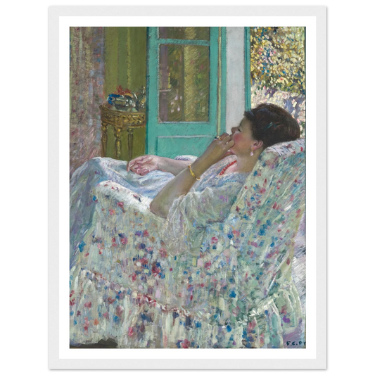 Afternoon – Yellow Room (1910) Art Print | Frederick Carl Frieseke-Quipham Collections