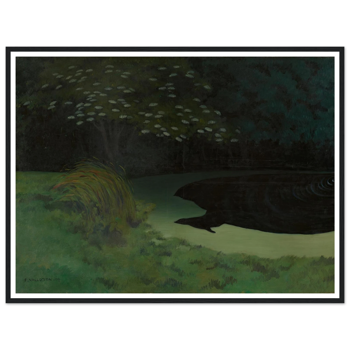 The Pond (Honfleur) (1909) Art Print | Felix Vallotton-Quipham Collections