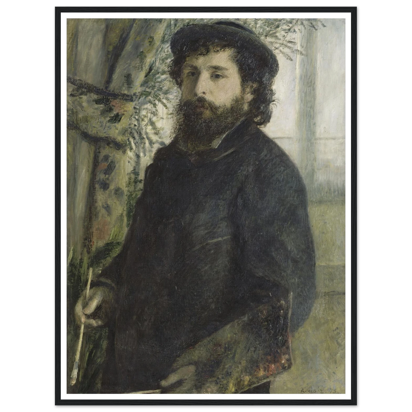 Claude Monet (1875) Art Print | Pierre Auguste Renoir-Quipham Collections