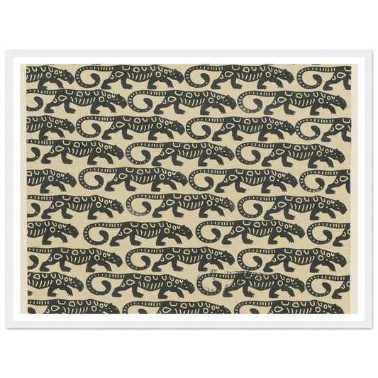 Buntpapier (Leoparden) (1902 - 1906) Art Print | Maria von Uchatius-Quipham Collections