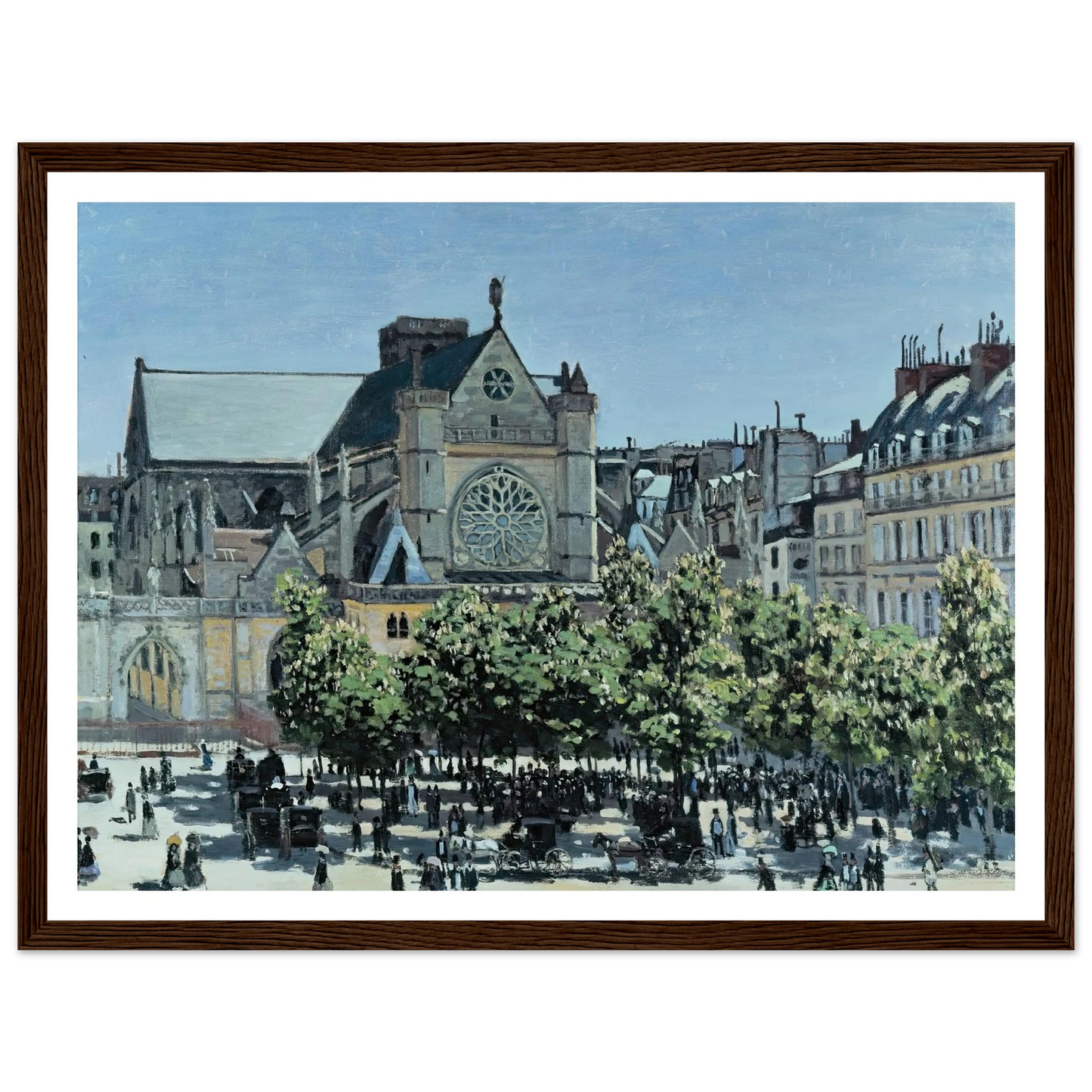 St. Germain l’Auxerrois (1867) Art Print | Claude Monet-Quipham Collections