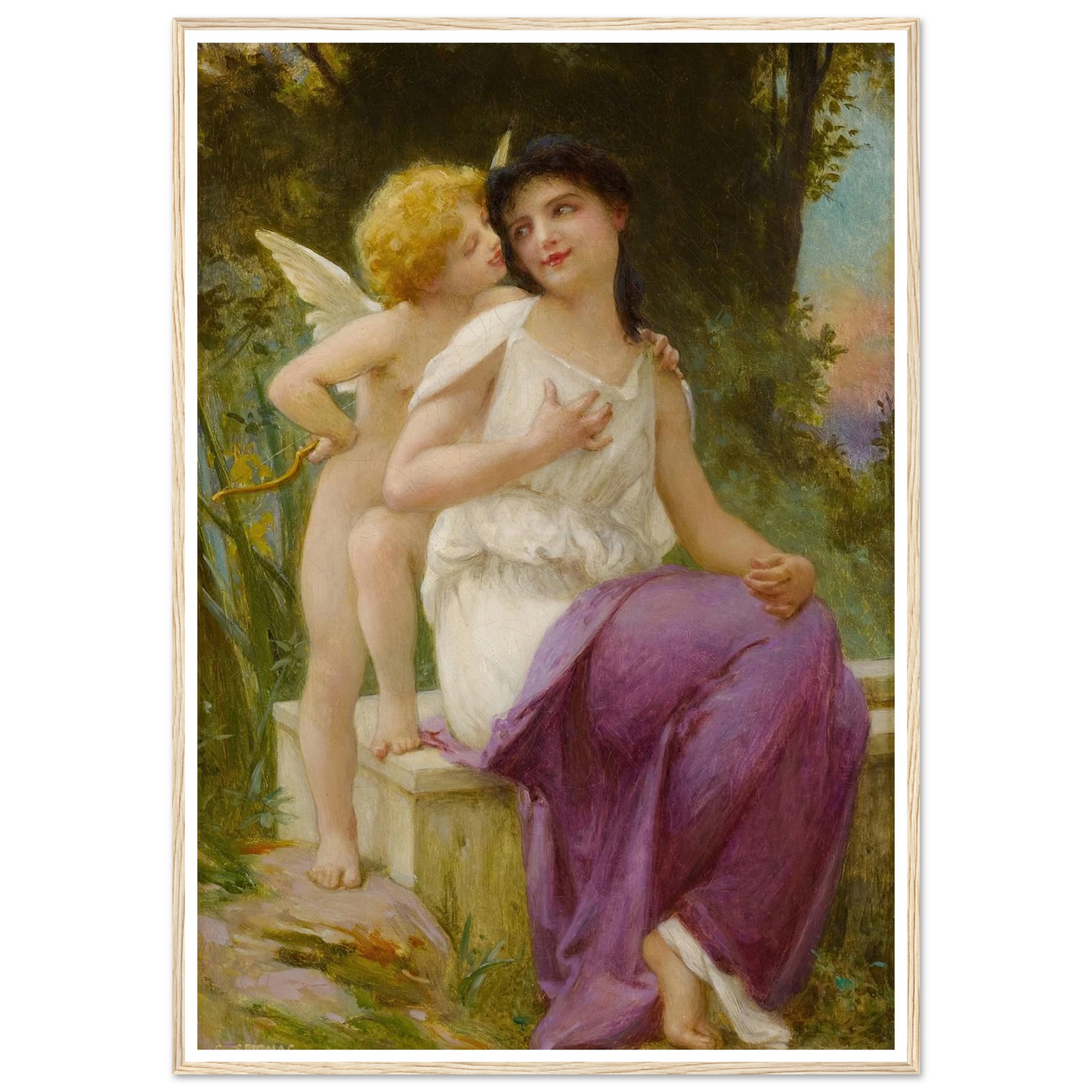 Vénus et l’Amour Art Print | Guillaume Seignac-Quipham Collections