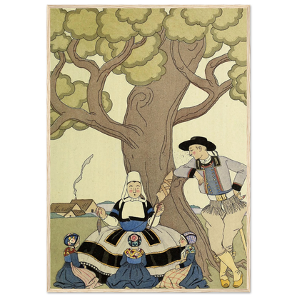 Falbalas et fanfreluches, Il était une fois (1925) Art Print | George Barbier-Quipham Collections
