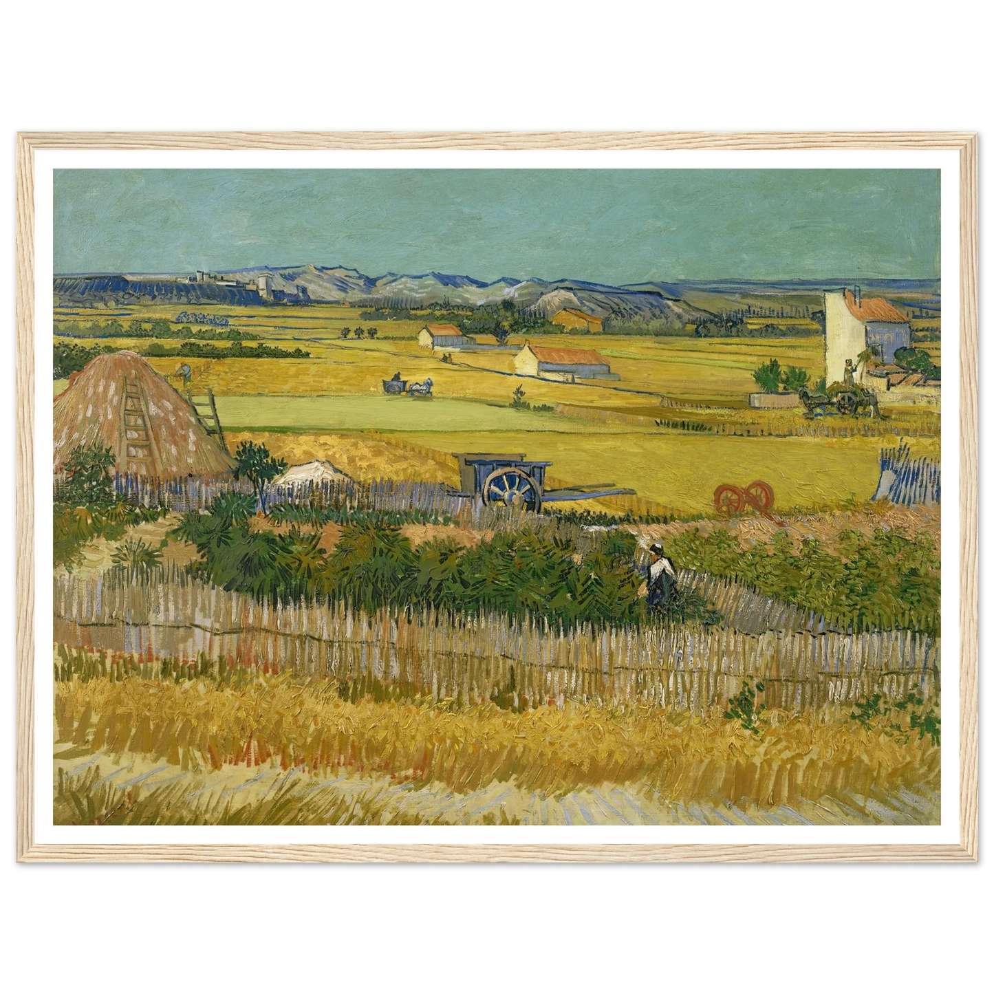 The harvest (1888) Art Print | Vincent van Gogh-Quipham Collections