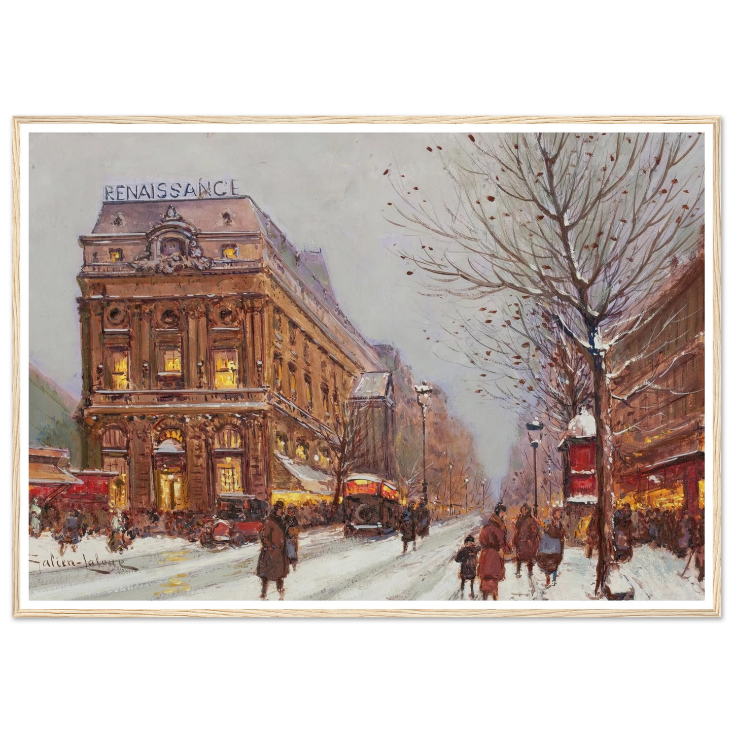 Théâtre de la Renaissance Art Print | Eugene Galien Laloue-Quipham Collections