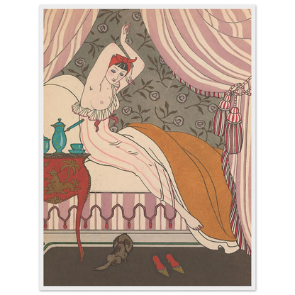 La Belle Matineuse (1914) Art Print | George Barbier-Quipham Collections