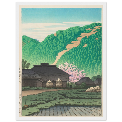 Izu Nishibira no asa (Morning in Nishibira, Izu) (1953) Art Print | Kawase Hasui-Quipham Collections