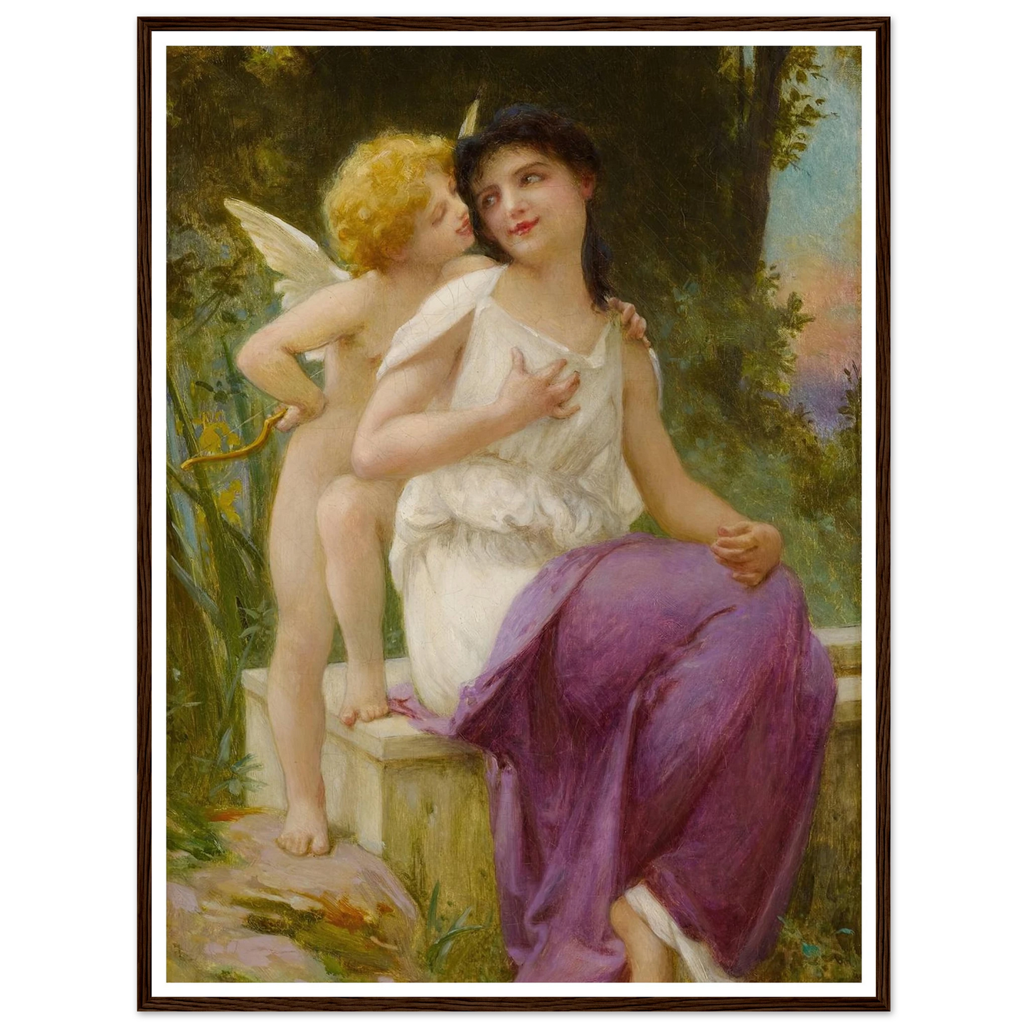 Vénus et l’Amour Art Print | Guillaume Seignac-Quipham Collections