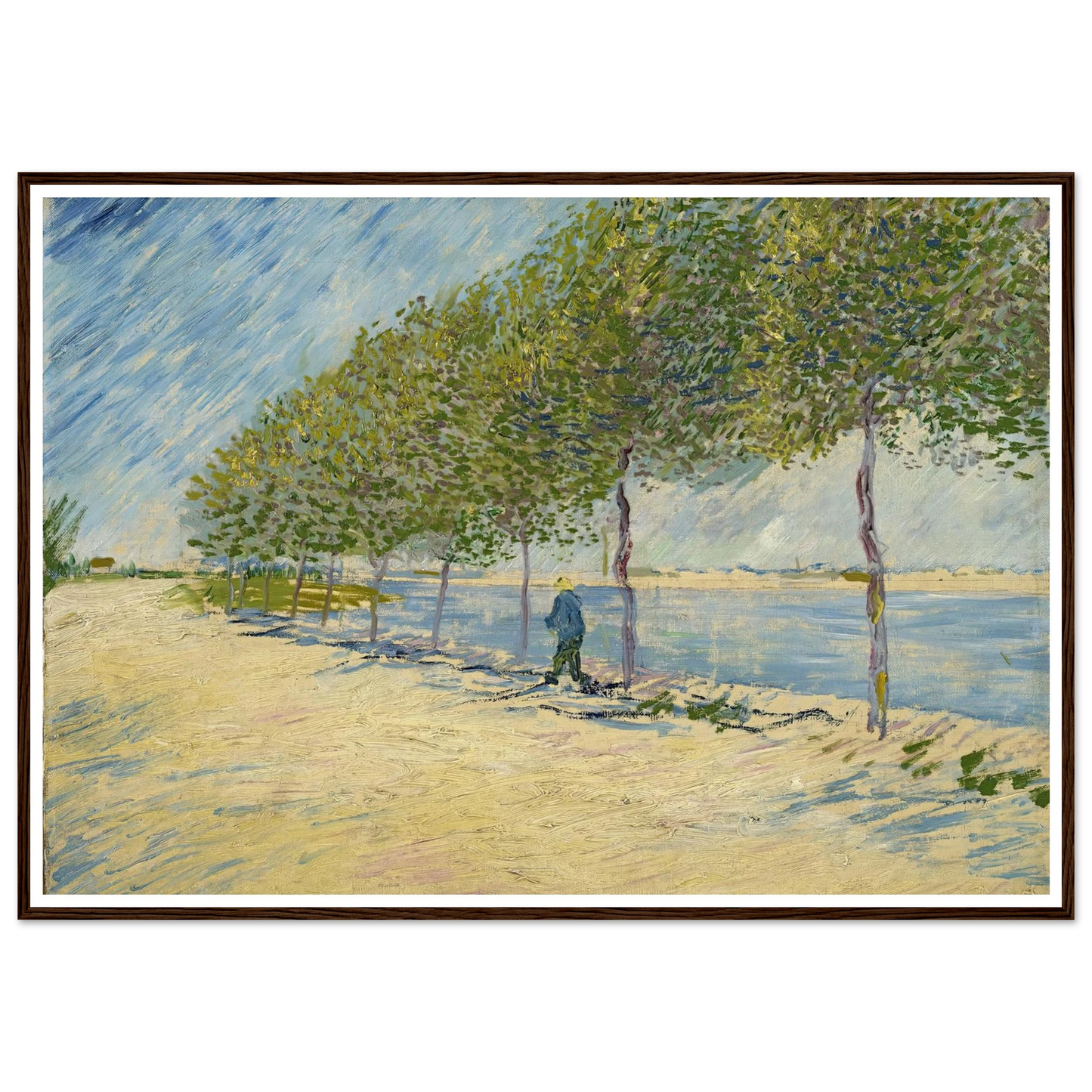Along the Seine (1887) Art Print | Vincent van Gogh-Quipham Collections
