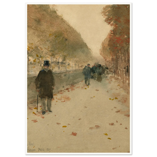 Quai du Louvre (1889) Art Print | Childe Hassam-Quipham Collections