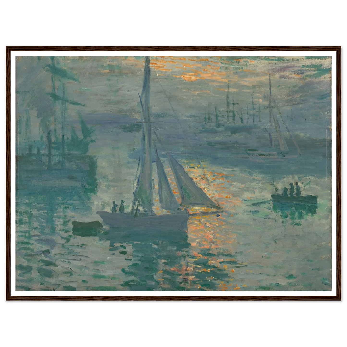 Sunrise (Marine) (1873) Art Print | Claude Monet-Quipham Collections