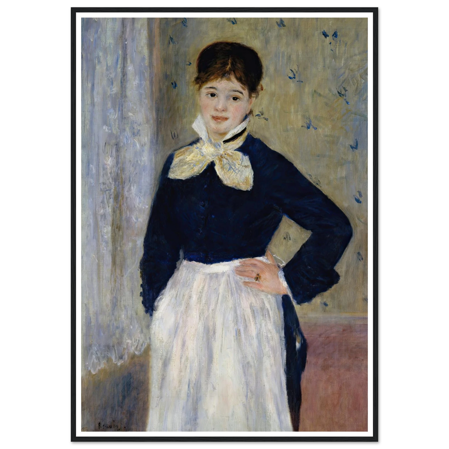 A Waitress at Duval’s Restaurant (ca. 1875) Art Print | Pierre Auguste Renoir-Quipham Collections