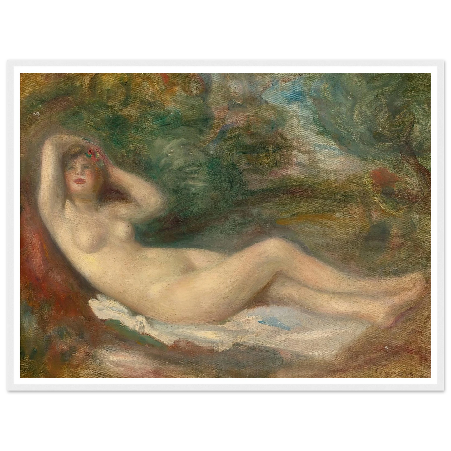 Étude De Nu (circa 1882) Art Print | Pierre Auguste Renoir-Quipham Collections