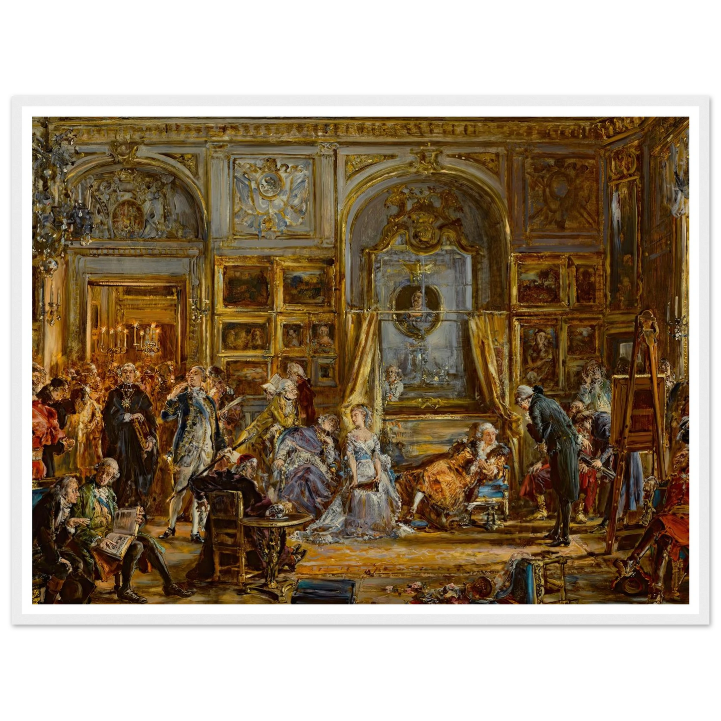 Constitution of the 3 May. Four-Year Seym. Commission of Education. Partition 1795 AD, from the series “History of Civilization in Poland” (1888) Art Print | Jan Matejko-Quipham Collections