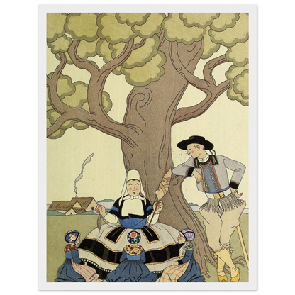 Falbalas et fanfreluches, Il était une fois (1925) Art Print | George Barbier-Quipham Collections