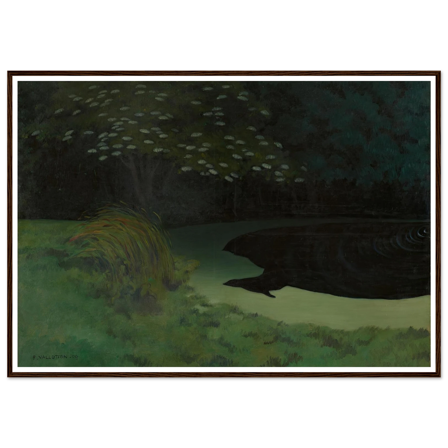 The Pond (Honfleur) (1909) Art Print | Felix Vallotton-Quipham Collections
