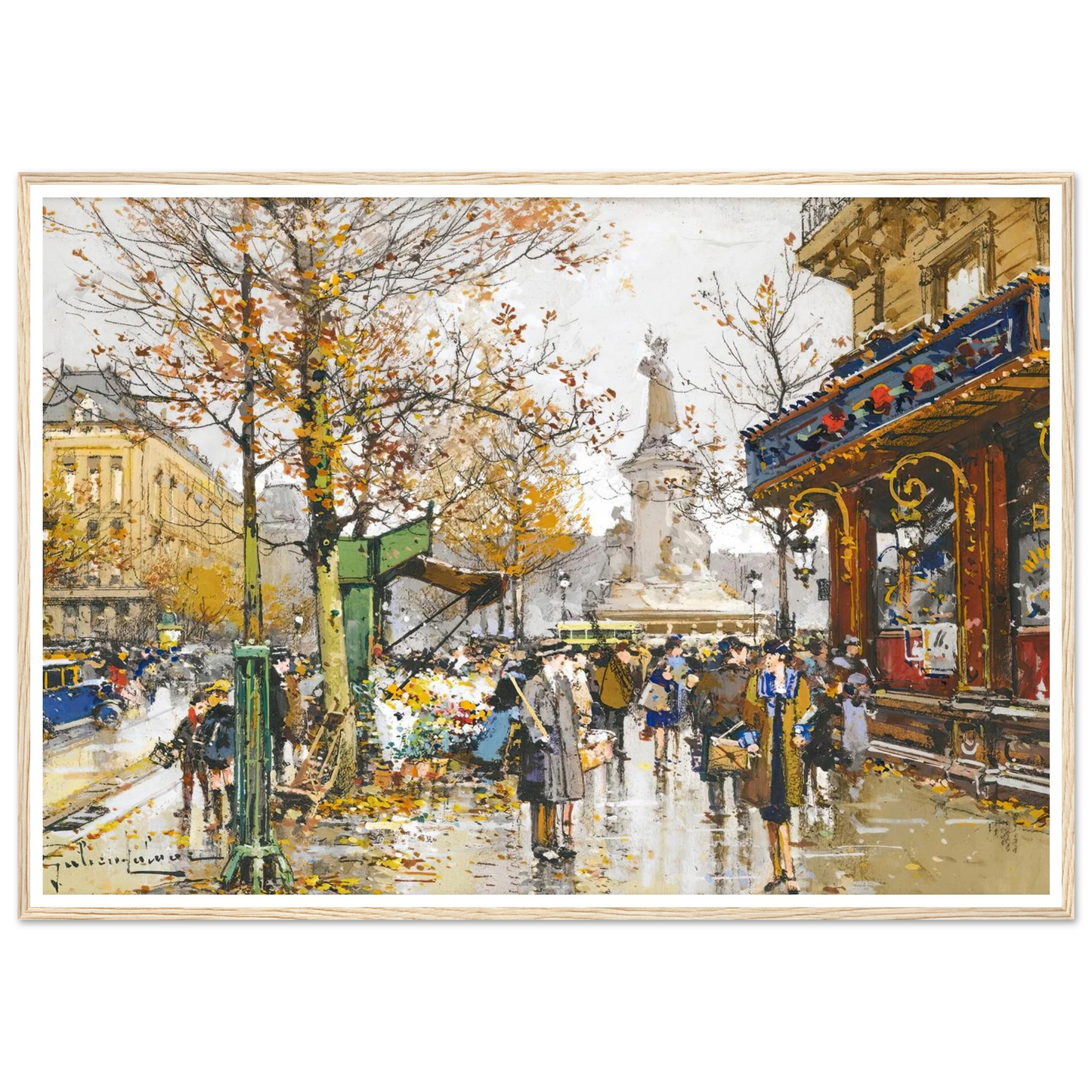 Place De La Republique Art Print | Eugene Galien Laloue-Quipham Collections