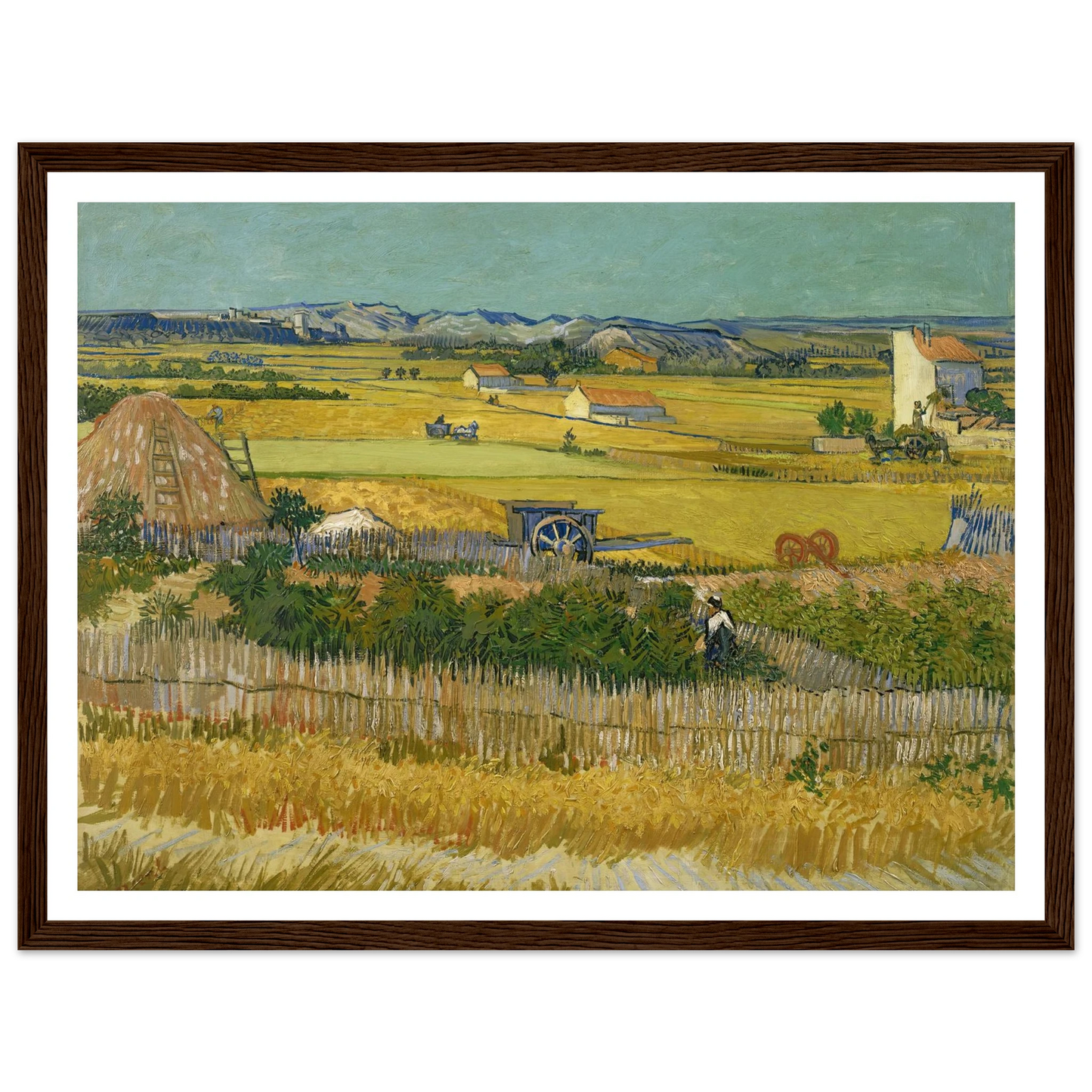 The harvest (1888) Art Print | Vincent van Gogh-Quipham Collections