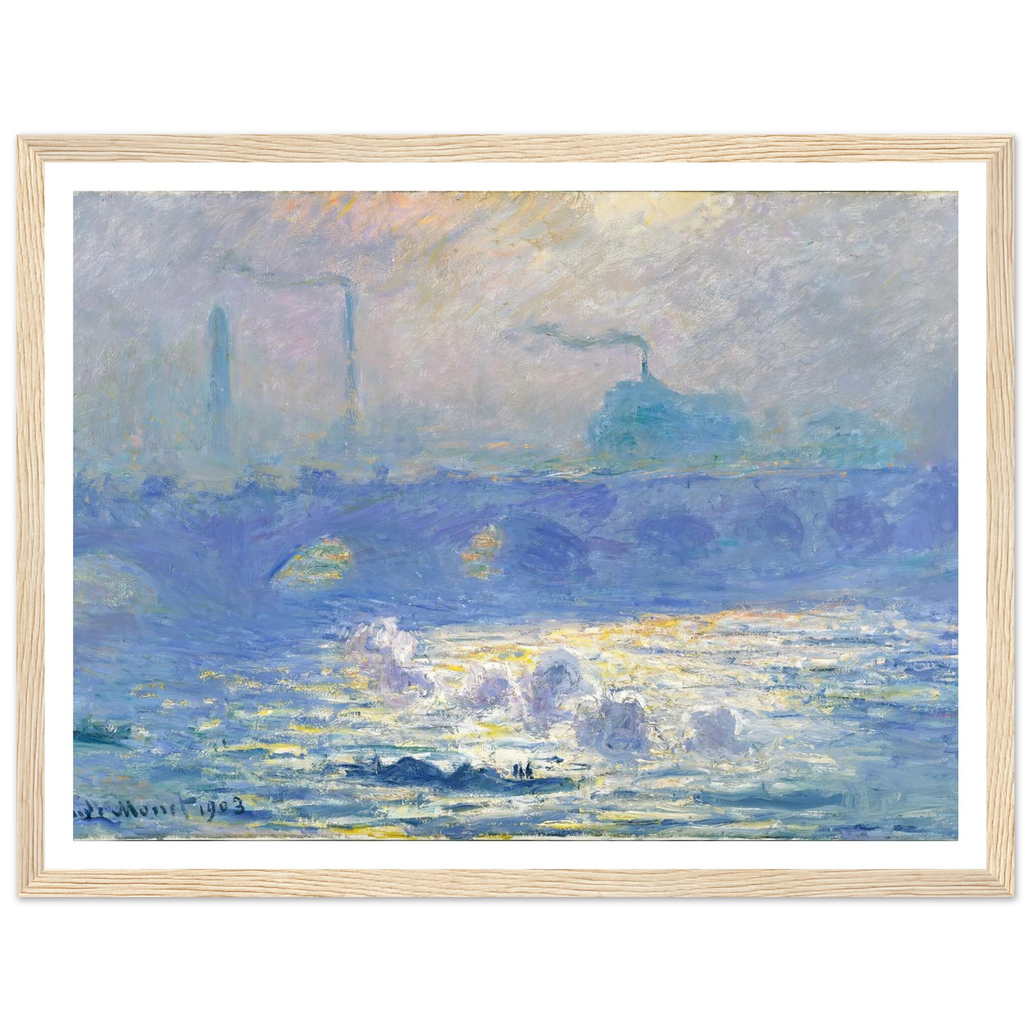 Waterloo Bridge (1903) Art Print | Claude Monet-Quipham Collections