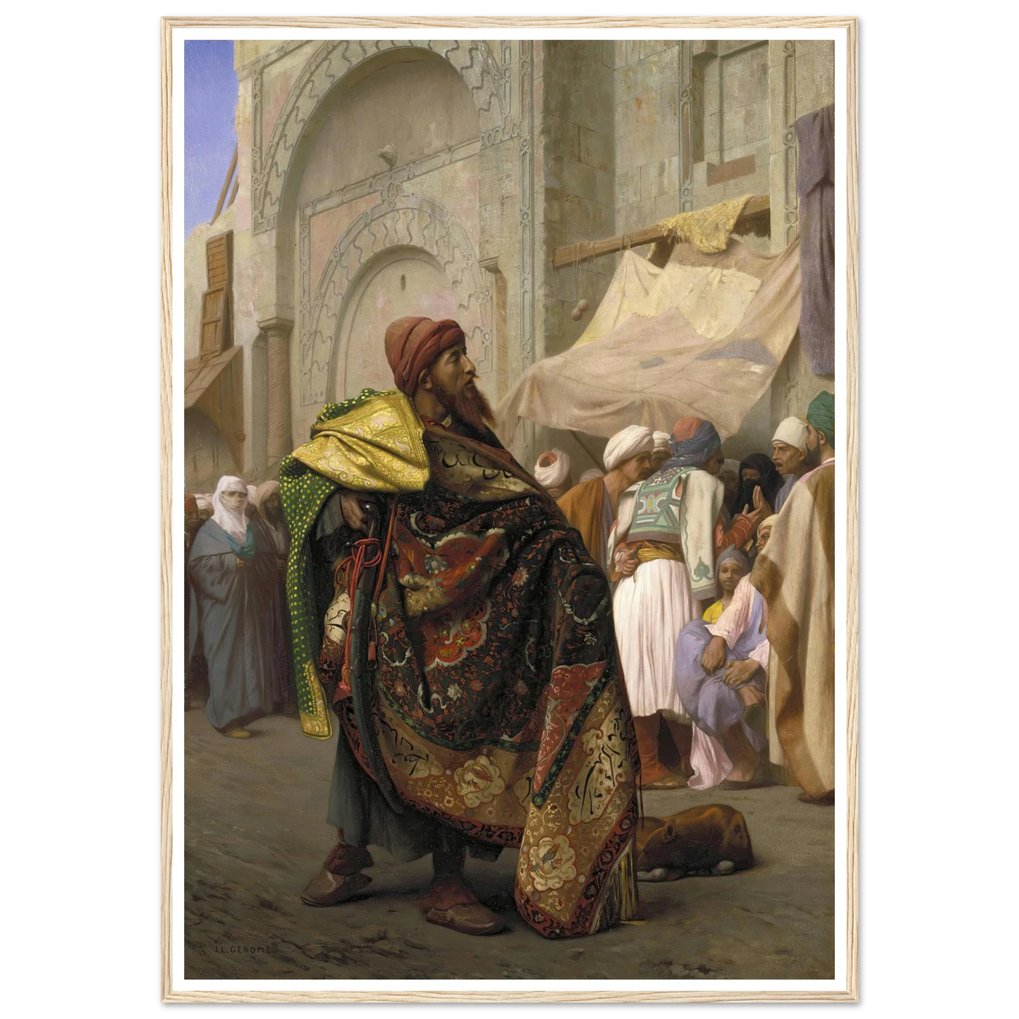 The Carpet Merchant Of Cairo (1869) Art Print | Jean Leon Gerome-Quipham Collections