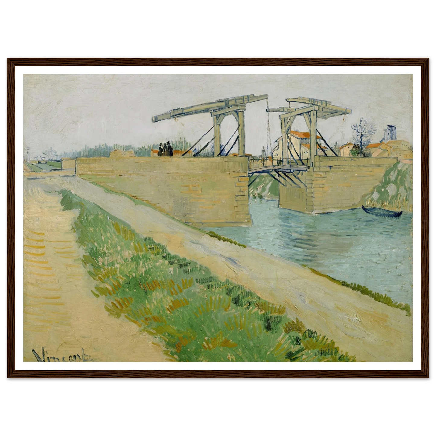 The Langlois bridge (1888) Art Print | Vincent van Gogh-Quipham Collections