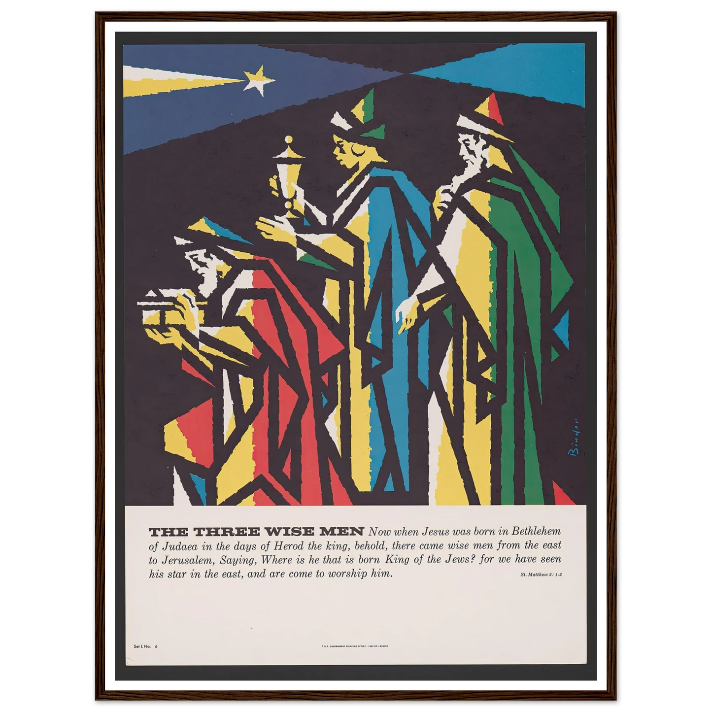 The three wise men (1962) Art Print | Joseph Binder-Quipham Collections