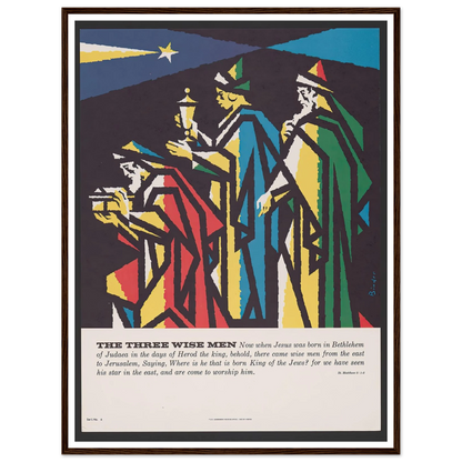 The three wise men (1962) Art Print | Joseph Binder-Quipham Collections