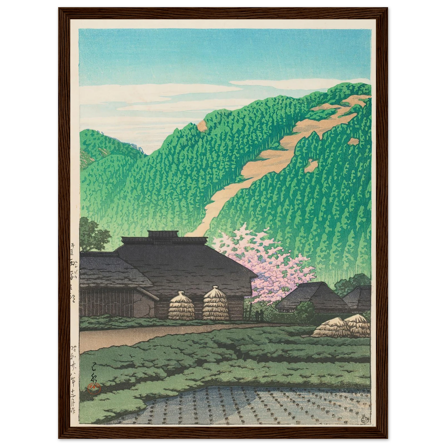 Izu Nishibira no asa (Morning in Nishibira, Izu) (1953) Art Print | Kawase Hasui-Quipham Collections