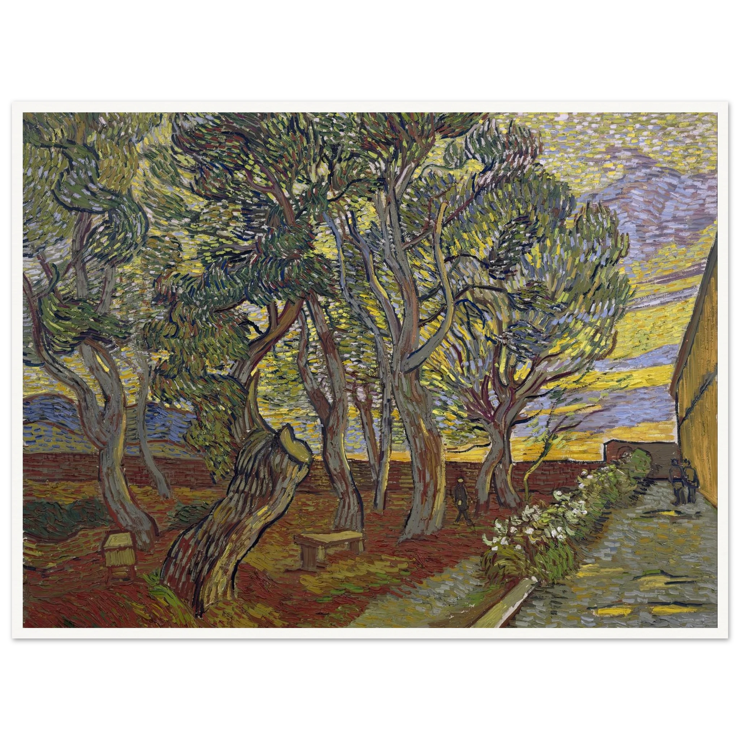 The garden of Saint Paul’s Hospital Art Print | Vincent van Gogh-Quipham Collections